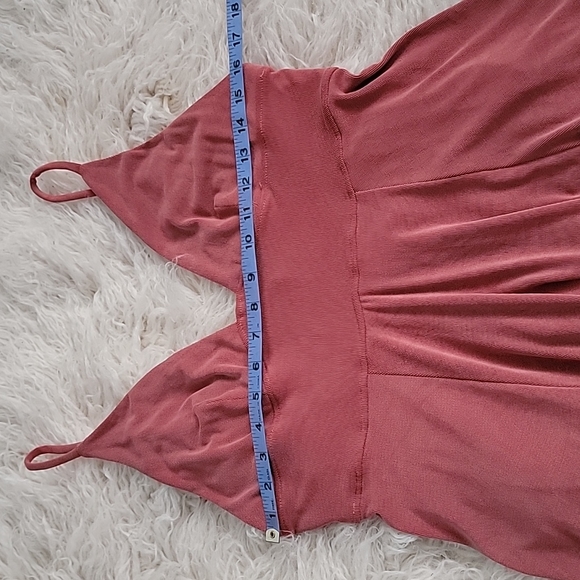 Free People Never Let You Go Ribbed Grommet Tie Back Peplum Spaghetti St… - Picture 5 of 9